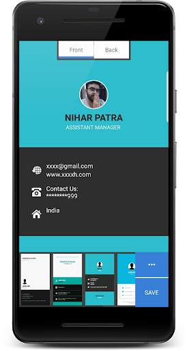 Business Visitor Card Maker & Creator screenshot 4