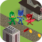 PJ super city run Masks 3D icon