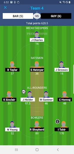 Prediction11- Cricket Fantasy Teams Generating App screenshot 5