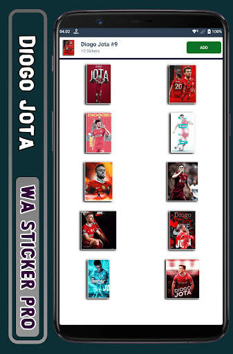 Diogo Jota - WA Sticker Pro screenshot 8