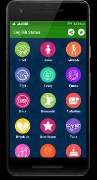 English Status 2018 screenshot 3