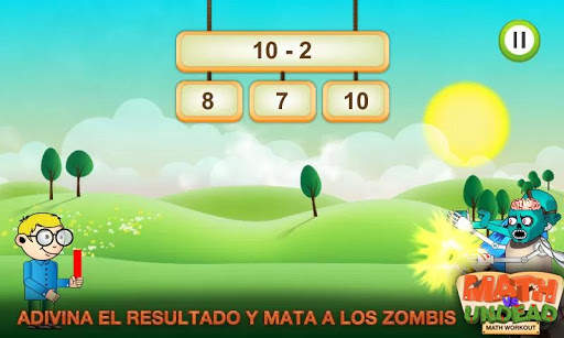 Juego de Matemática vs Undead screenshot 2