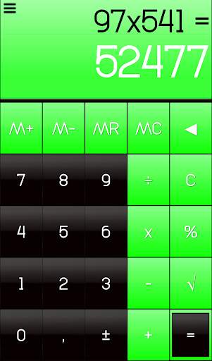 THEME FOR SCALC GLOSSY GREEN screenshot 2