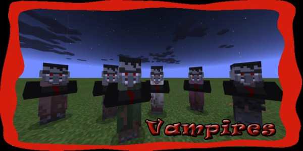 Vampires mod for Minecraft screenshot 1