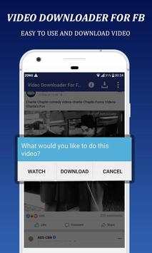 VideoDownloader For Facebook:HD Video Downloader 1 تصوير الشاشة