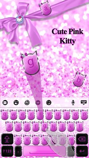 Hello Kitty Keyboard - Cute Pink Kitty Keyboard screenshot 4