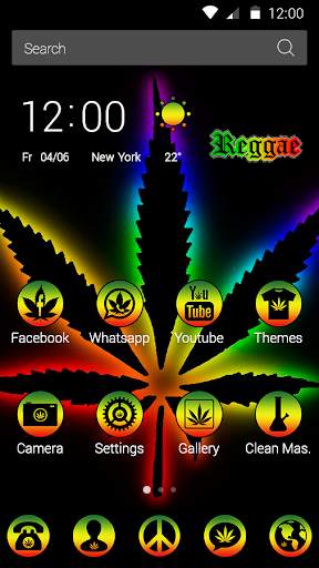 Reggae Rasta Theme screenshot 2
