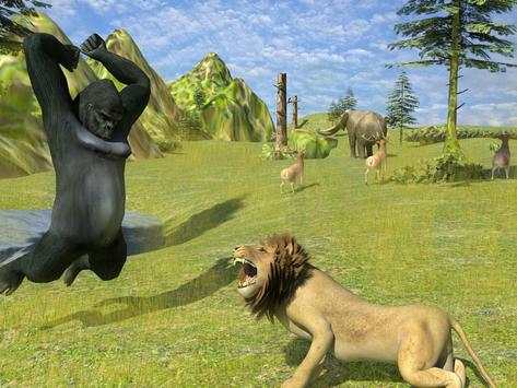 Angry Mad gorilla Wild Attack screenshot 7