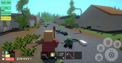 Zombie Survival Shooter: Craft Apocalypse screenshot 2