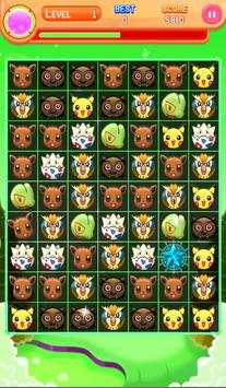 Pokemon Match Crush Fun 3 تصوير الشاشة