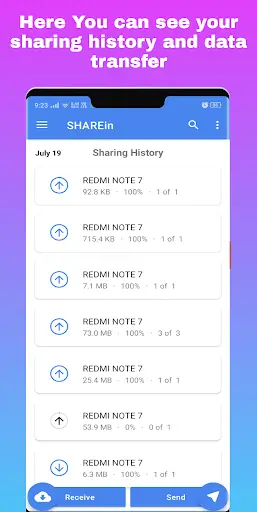 SHAREit - SHAREin - Share Karo - Androwin Share 3 تصوير الشاشة