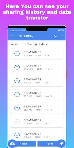 SHAREit - SHAREin - Share Karo - Androwin Share скриншот 3
