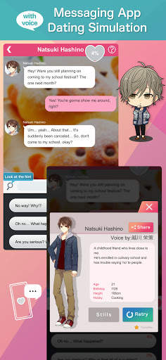 Otome Chat Connection - Chat App Dating Simulation screenshot 2