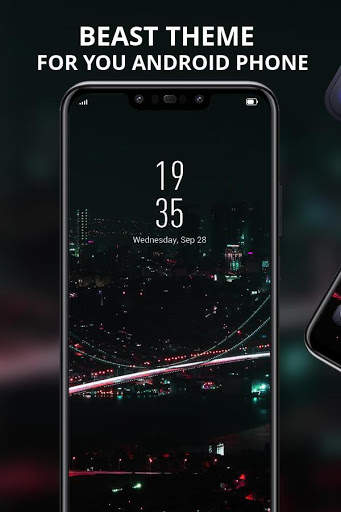 Landscape theme colorful neon building screenshot 1