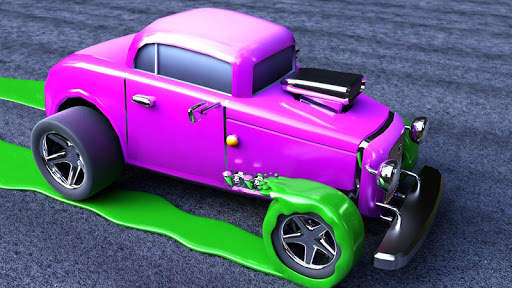 Color Cars - Extreme Flippy World Town Madness 3D screenshot 1