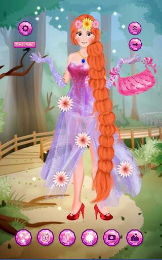 Braided Hair Salon Girl Game screenshot 3