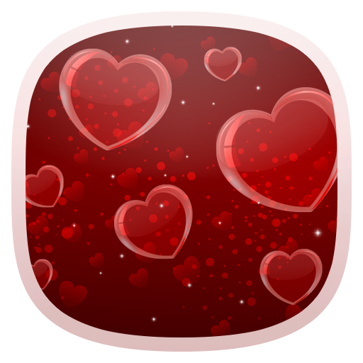 Delicate Hearts Free Live Wallpaper icon