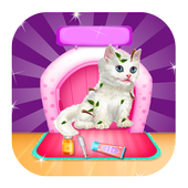 pet care salon games icon