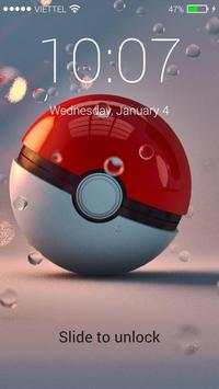 Lock screen for Pokeball 1 تصوير الشاشة