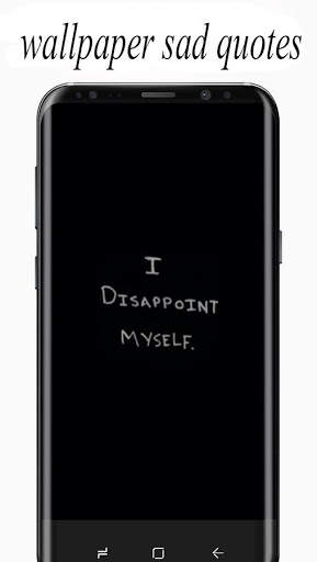 wallpaper sad quotes screenshot 1