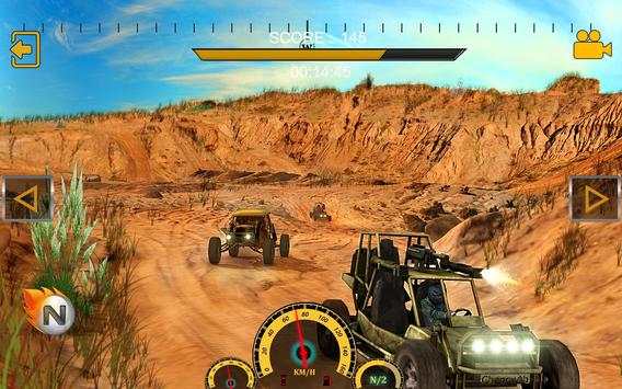 Multiplayer Buggy Car Racing: Desert Shootout screenshot 2