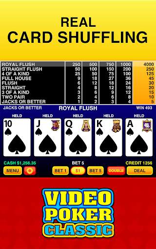 Video Poker Classic ® 3 تصوير الشاشة