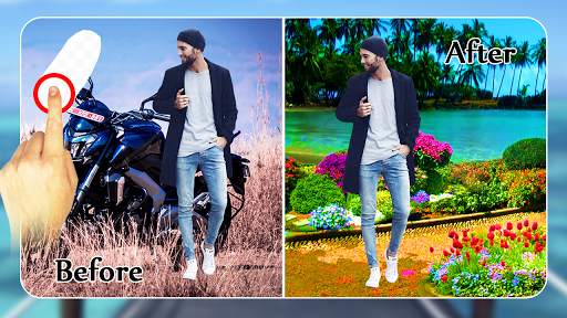 Garden Photo Editor-Photo Cut Paste Editor 1 تصوير الشاشة