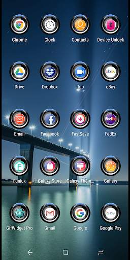 C9 Blue Color Version Icon Pack 4 تصوير الشاشة