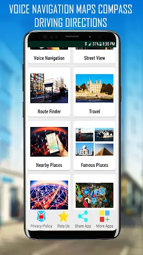 Voice GPS Navigation Live Earth Map Rout Direction screenshot 3