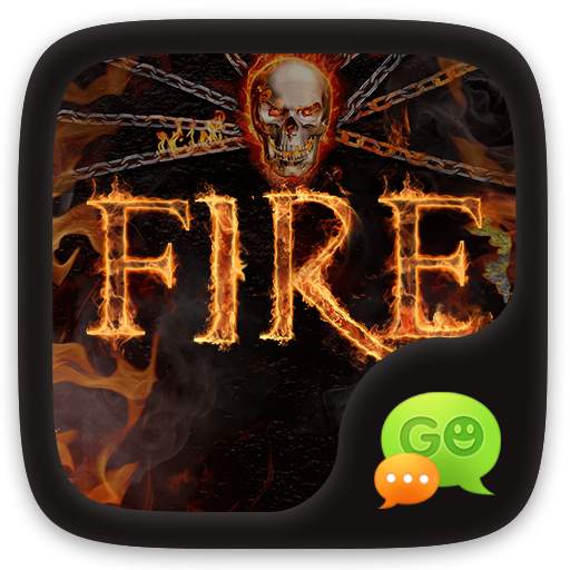 (FREE) GO SMS PRO FIRE THEME 3.1.17