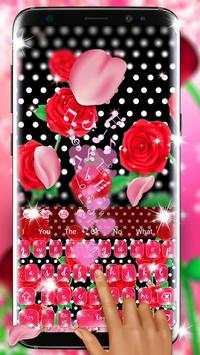 Red Roses Keyboard Theme screenshot 1