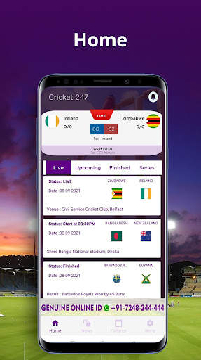 Cricket 247- Fastest Cricket Live Line, Fast IPL स्क्रीनशॉट 2