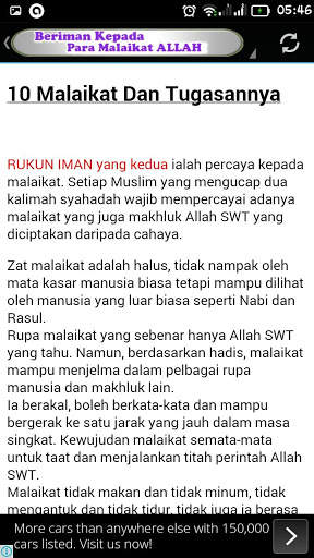 MALAIKAT - Sifat dan Tugasnya screenshot 16