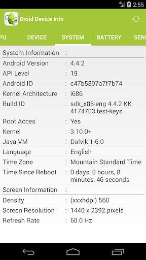 Droid Device Info screenshot 4