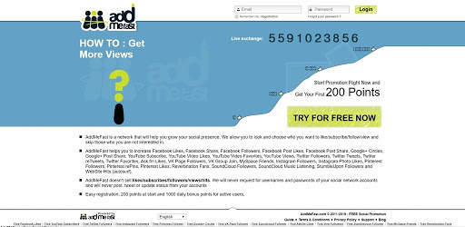 AddMeFast screenshot 1