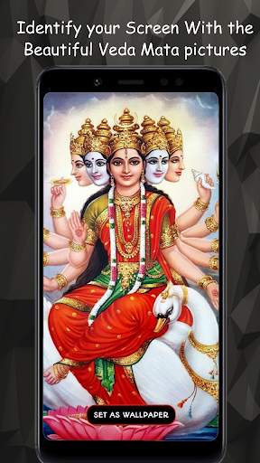 Gayatri Mata Wallpaper HD, Brahmani Maa Na Photo screenshot 3