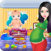 Pregnant Mom Gives Birth 8.3