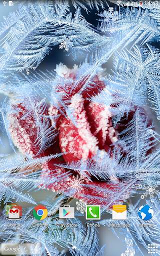 Winter Flowers Live Wallpaper screenshot 7
