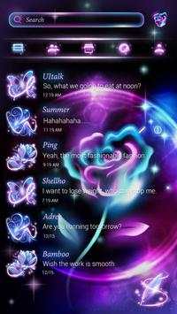 GO SMS BRIGHT ROSE THEME screenshot 2