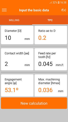 Hoffmann Machining Calculator screenshot 5