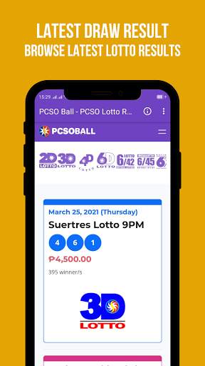 PCSO Ball - Daily Lotto Results screenshot 2