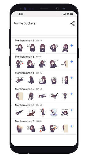 Funny Anime Sticker for WhatsApp screenshot 2