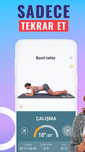 Evde Plank Egzersizi - 30 gün screenshot 3