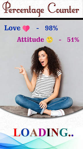 Name Percentage Count : Love, Attitude Percentage 1 تصوير الشاشة