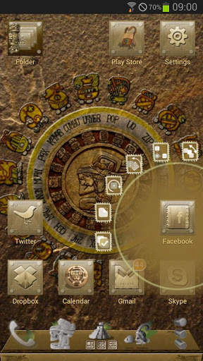 Next Launcher Mayan Theme screenshot 1