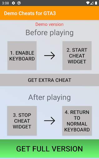 Cheats Keyboard Demo for III screenshot 4