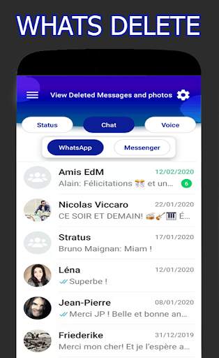 WhatsDelete: View Deleted Messages & Status Saver screenshot 3