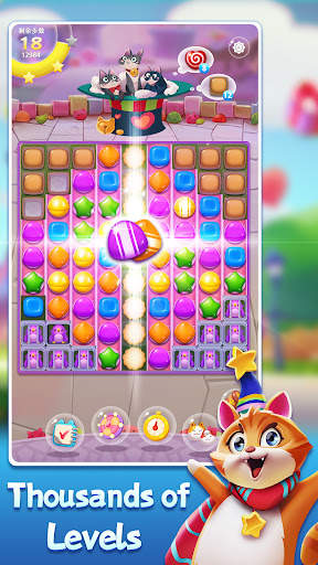 Candy Cat - Pet match 3 games screenshot 3