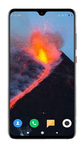 Volcano Wallpaper 4K screenshot 1
