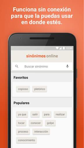 Diccionario Sinónimos Offline screenshot 1